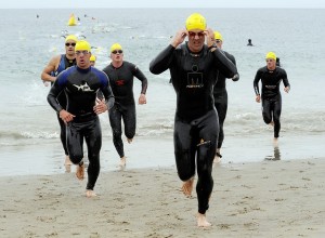 deportistas triathlon